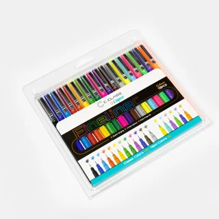 روان نویس نوک نمدی سی کلاس Liqeo بسته 18 عددی