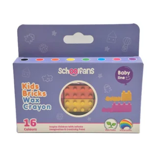 پاستل روغنی لگویی 16 عددی اسکول فنز