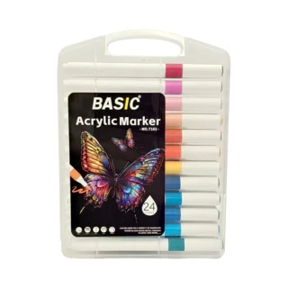 ماژیک اکریلیک بیسیک 24 رنگ